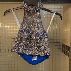 Jovani Beaded Halter top